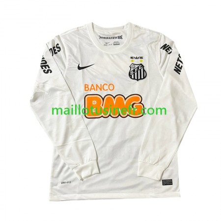 Maillot de Foot Santos FC Domicile Retro 2011-2012 Manches Longues Maillot de Foot Santos FC Domicile Retro 2011-2012 Manches Longues